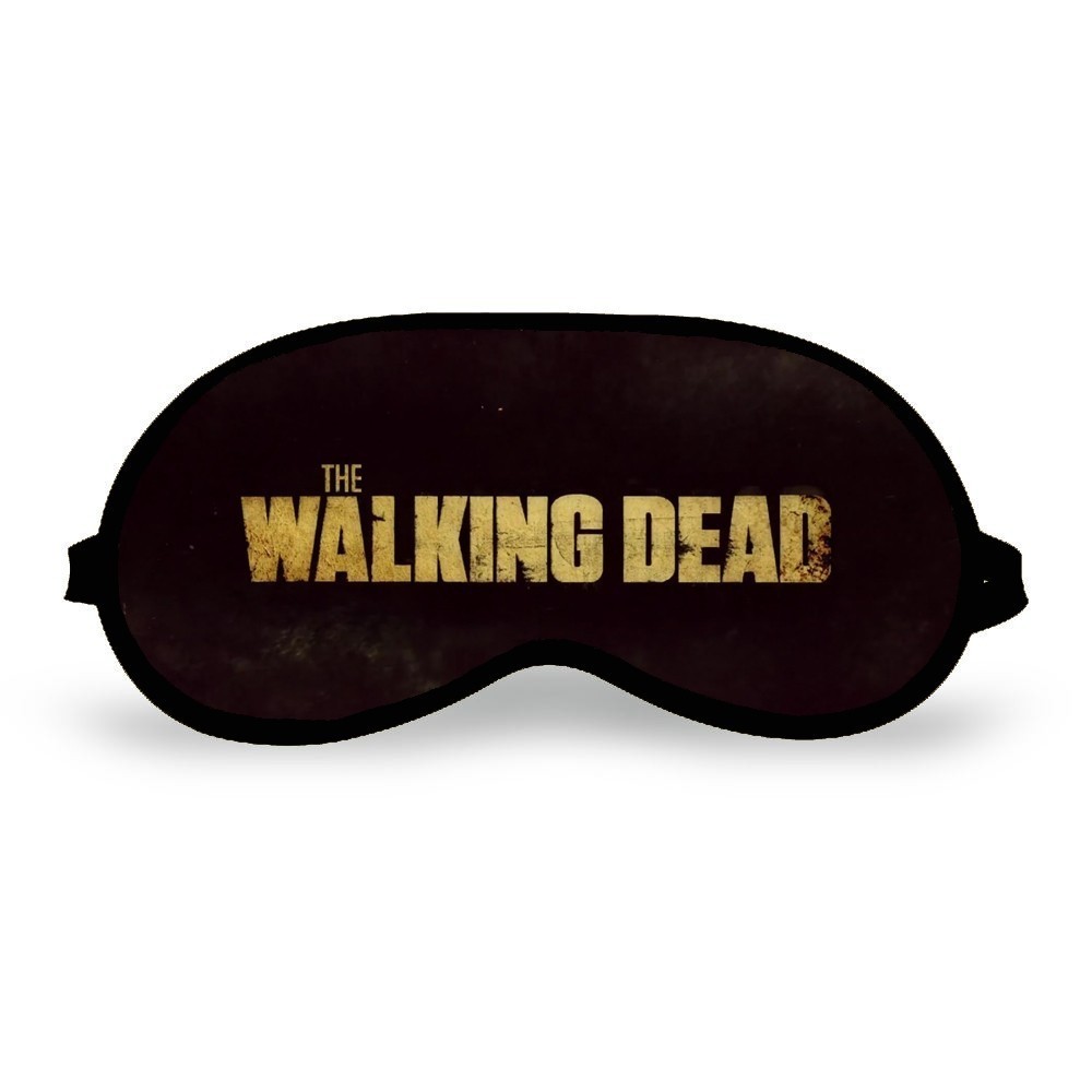 MÁSCARA DE DORMIR OU TAPA OLHO THE WALKING DEAD LOGO IMPRESSÃO PERFEITA