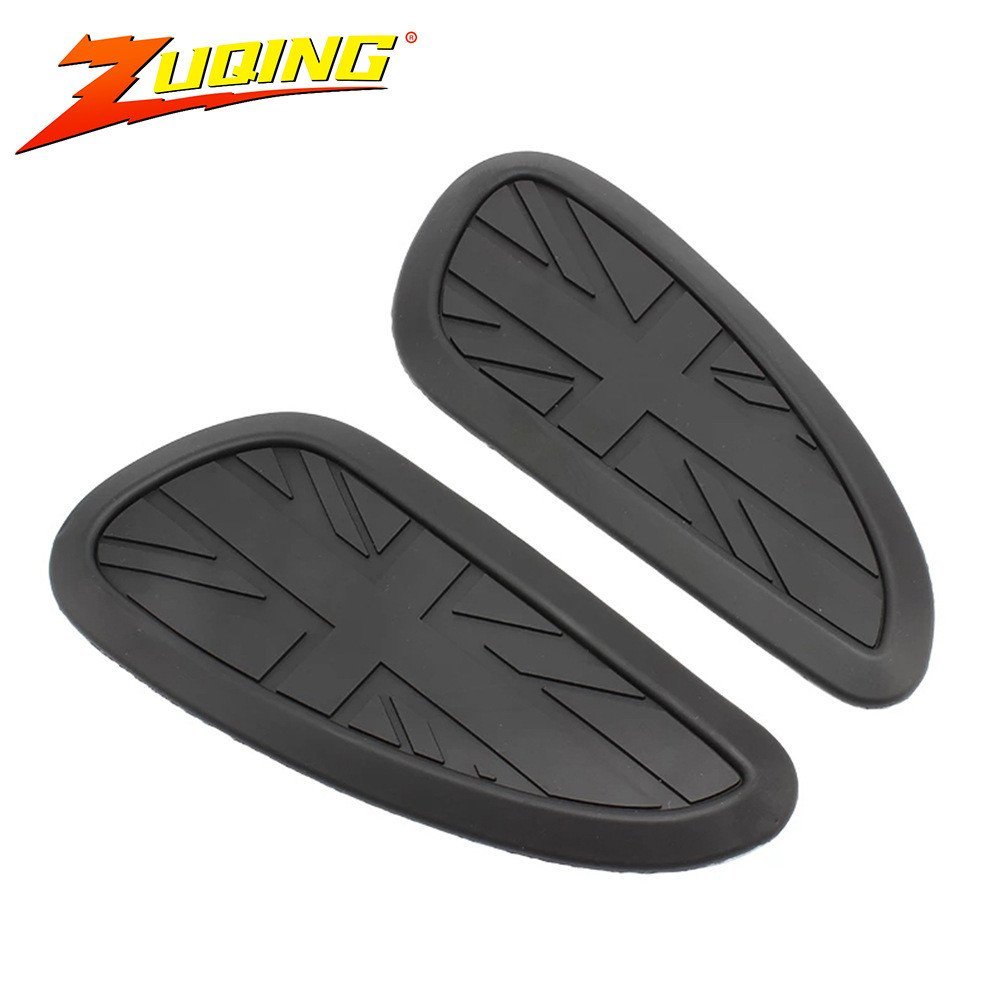 Adesivo anti-riscos e à prova d'água para tanque de combustível de motocicleta Harley Kawasaki, adesivo de borracha para