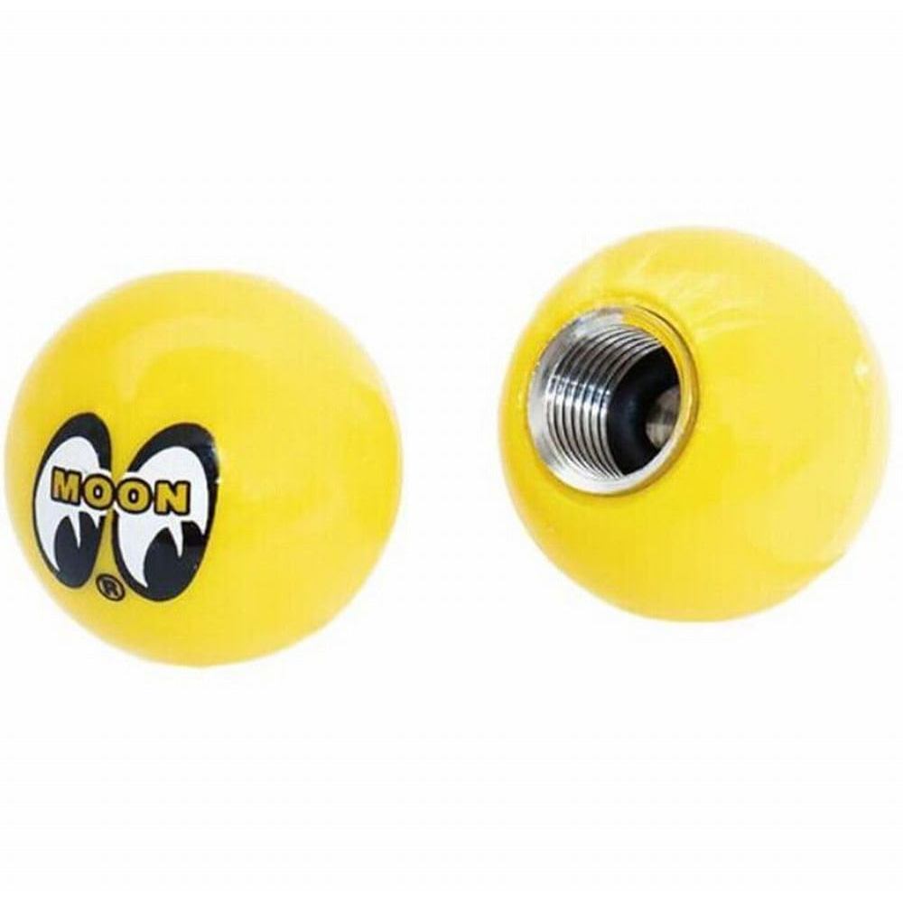 "Air Valve Cap Set (2 Pieces) - Eye Ball Design / Equipped Design / Rat Fink (Green)"