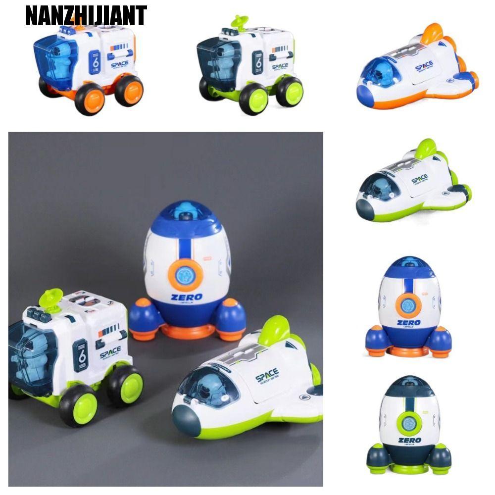 Brinquedos De Exploração Espacial NANZHIJIANT , Brinquedo De Carro De Inércia De Foguete De Nave , Mini Astronauta Remov