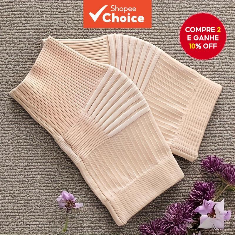 Novo conjunto de 2 peças - Protetor de joelho para homens e mulheres com compressão e aquecimento, antiderrapante, para