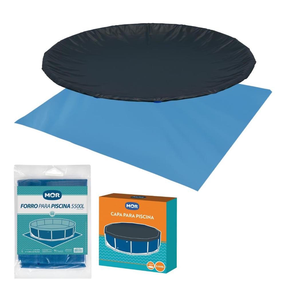 Capa e Forro para Piscina 5200 e 5500 litros Mor em Oferta na Shopee