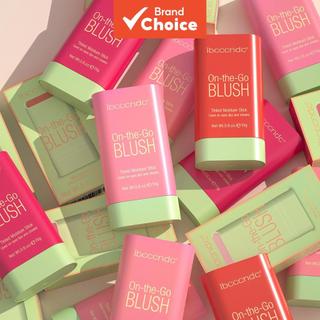 Ibcccndc Bastão de Blush Multifuncional, Creme de Blush Natural para Bochechas, Alta Rend…