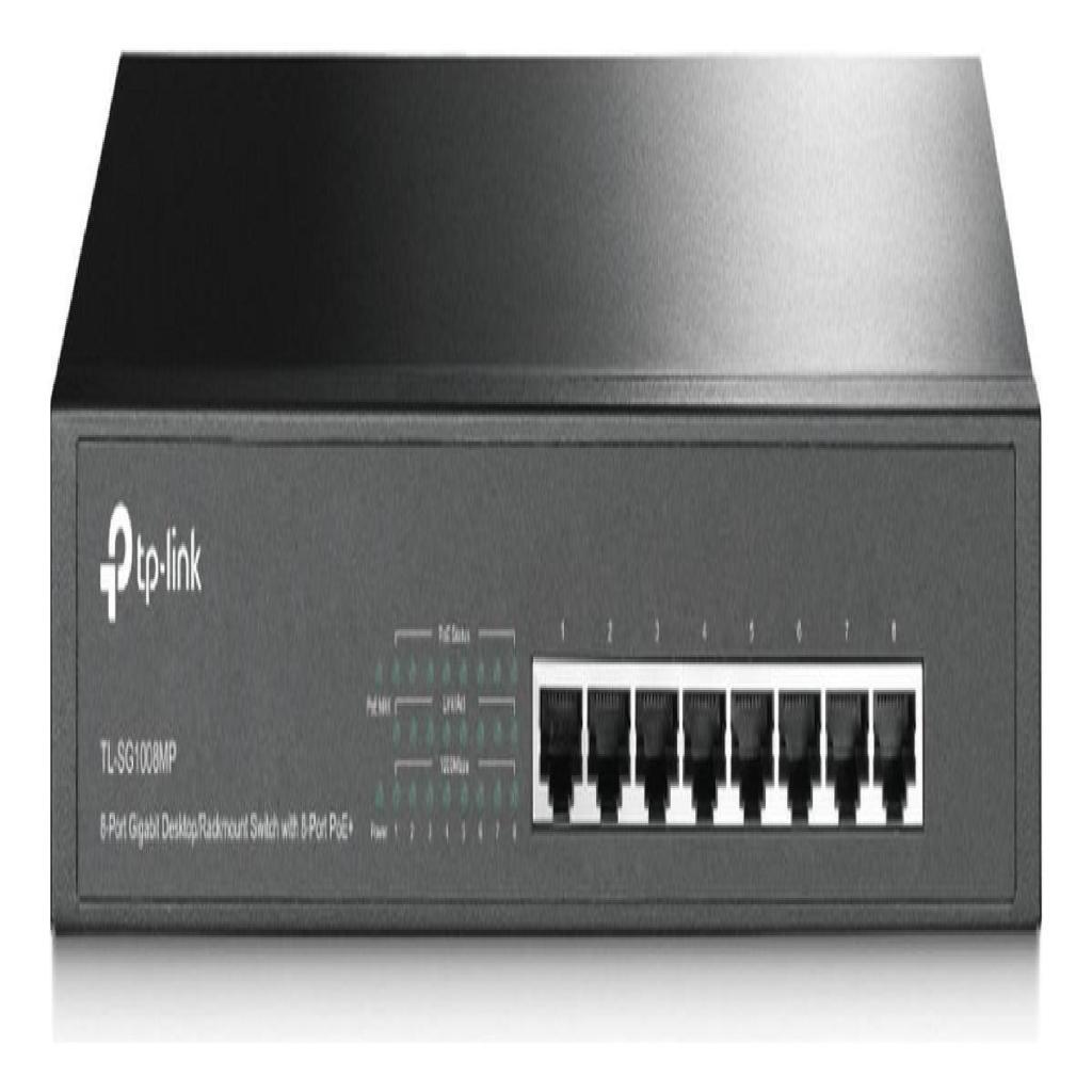 Switch De Mesa Gigabit Poe De 8 Portas Tl-sg1008mp Tp-link