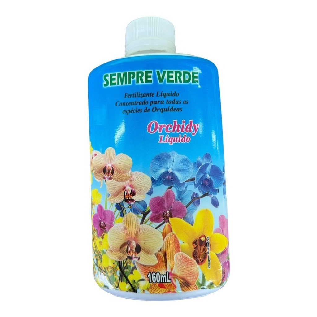 Sempre Verde Orchidy Líquido Adubo Fertilizant P/ Orquídeas 160ml