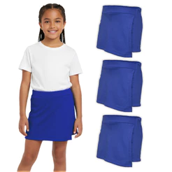 Kit 3 Short Saia Infantil Helanca