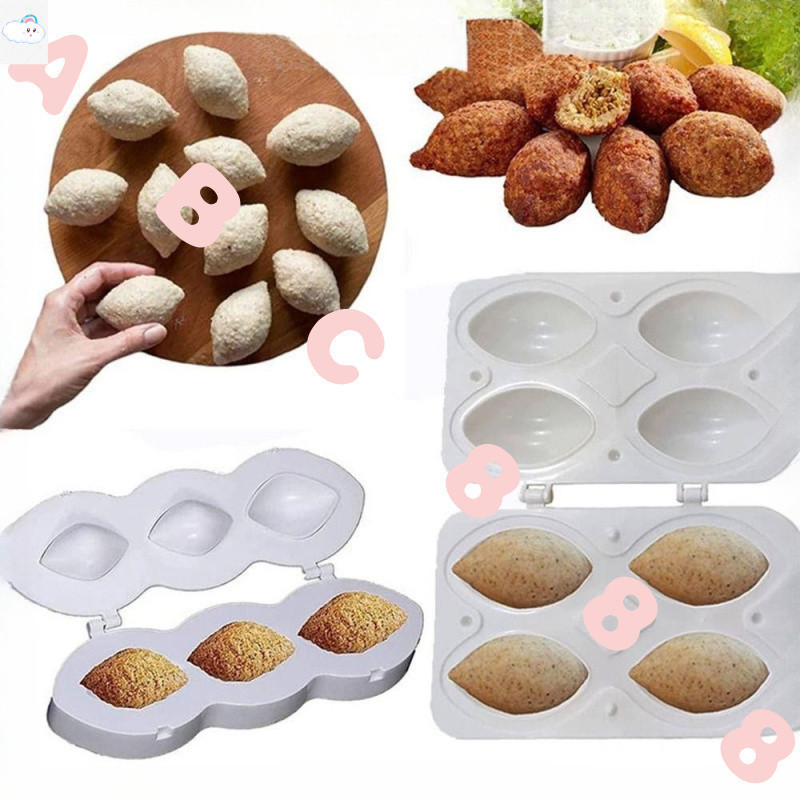 Molde De Para Fazer Almôndegas Multicoloridas , Manual De Bolo De Carne Tipo Presa Sobremesas Torta Kibbeh Expresso