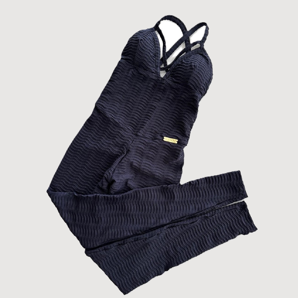 Macacão Empina Bumbum Wave Preto