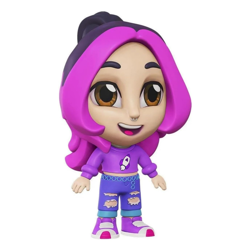 Boneca Katlen Dos Rosa Vinil Coleção 15cm Youtuber — imagem 2 de 2