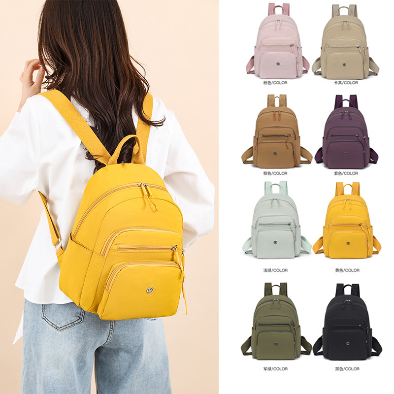 clássico mochila feminina estilo grande capacidade saco de estudante viagem ao ar livre leve mochila peq 503 Bocso