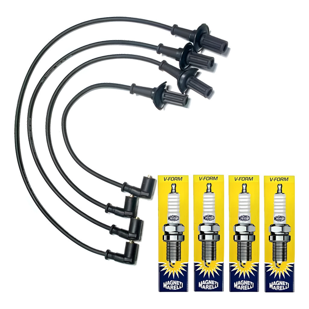 Cabos De Vela Peugeot 405 Partner 2.0 Sri 8v 94/... + Velas Preto