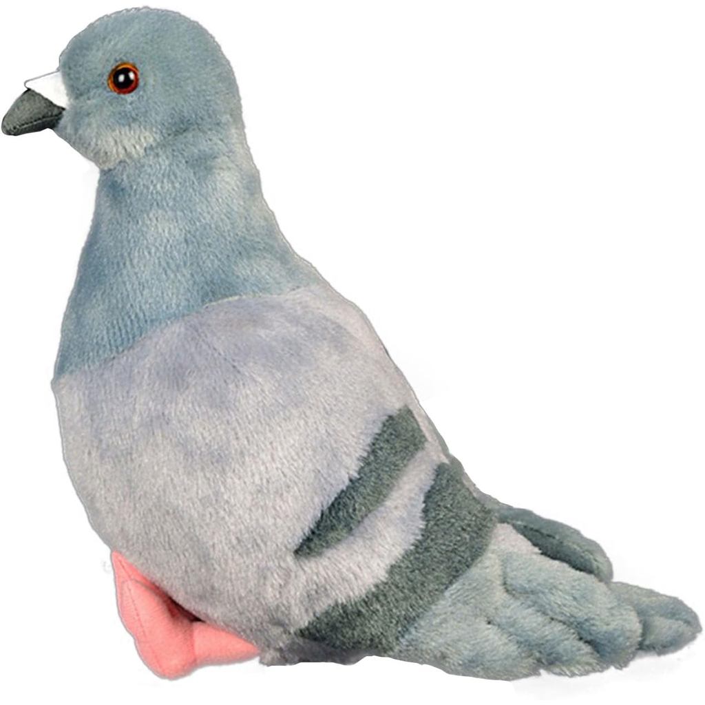 Animal De Pelúcia De Pombo Cinza , Brinquedo Macio , Brinquedos Pássaro , Boneca , Presente De Decoração De Aniversário