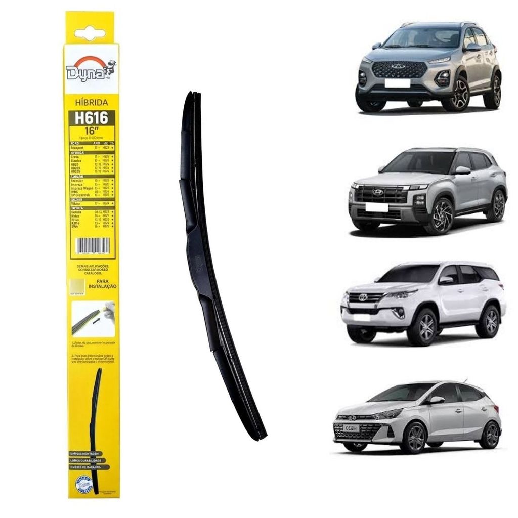 Palheta Ford EcoSport II, Hyundai Creta, Elantra, HB20 etc