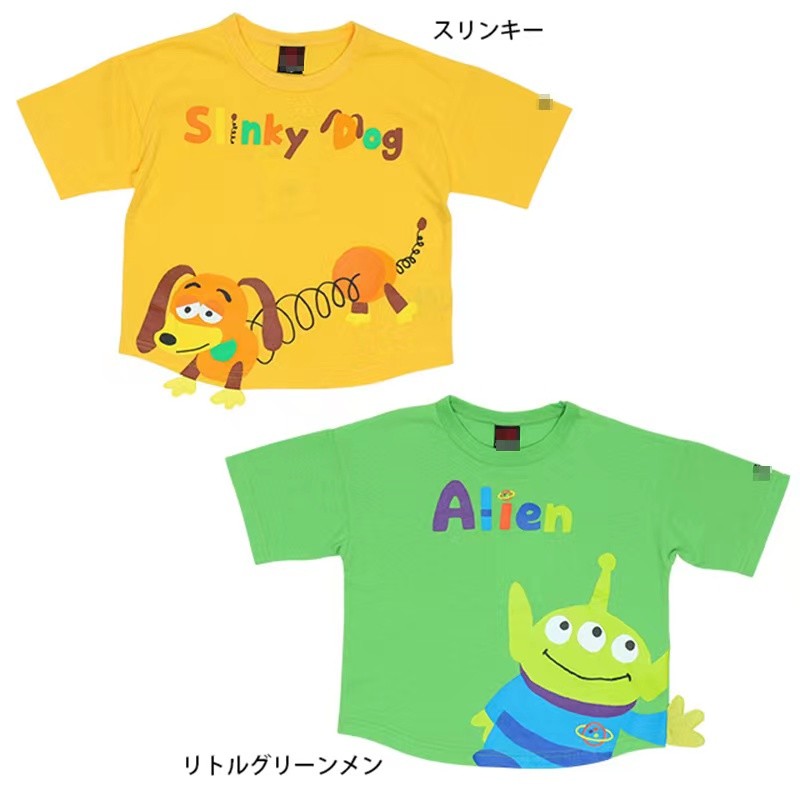 Roupas infantis japonesas verão meninos meninas puro algodão manga curta camiseta crianças em torno do pescoço três olho