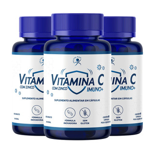 Vitamina C 1.000mg Imuno+ Com Zinco Nutriage (3 Frascos)