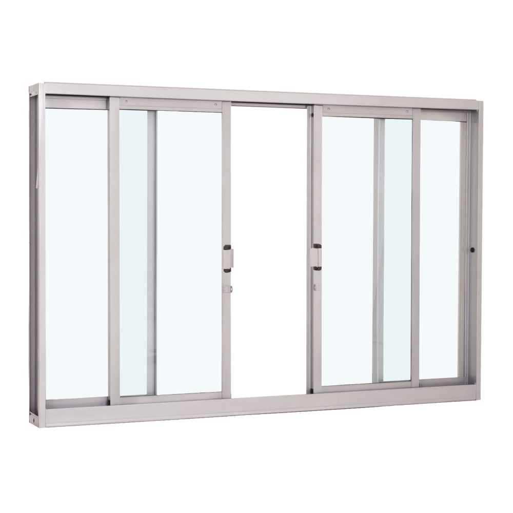 Janela de Correr em Aço 120 x 150 x 12 cm 4 Folhas Pratika Sasazaki
