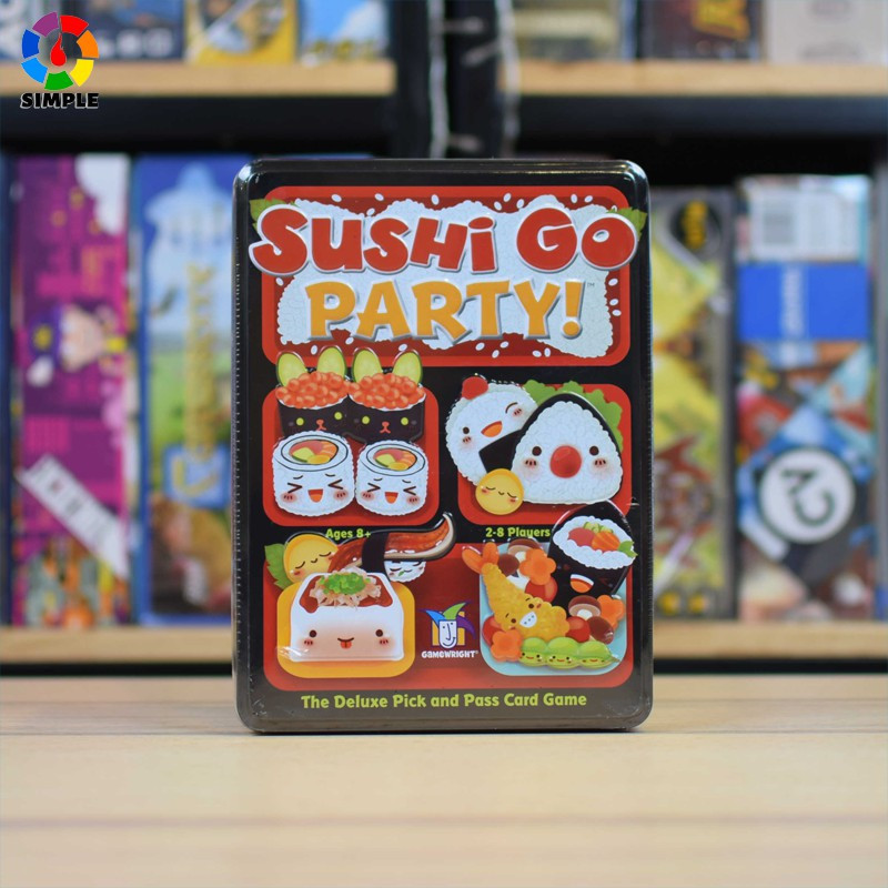 Sushi Go Party! Card Board Puzzle Game Family parent-child Gathering Adult Kids Gift Toys Game