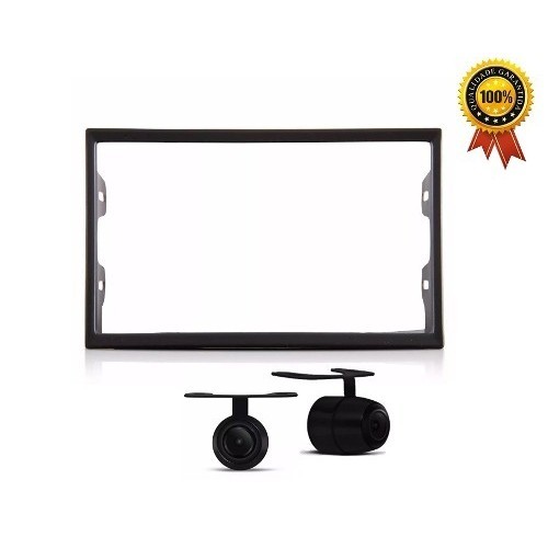 Moldura Painel 2din Vw Spacefox Pioneer Multimidia Camera