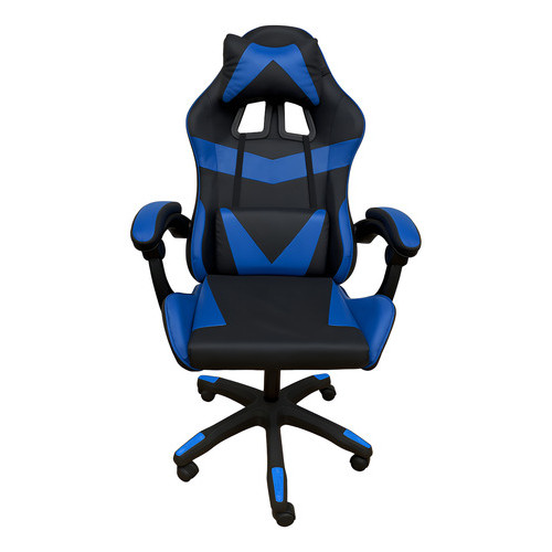 Cadeira Pc Gamer Azul Profissional Premium Ergonomica