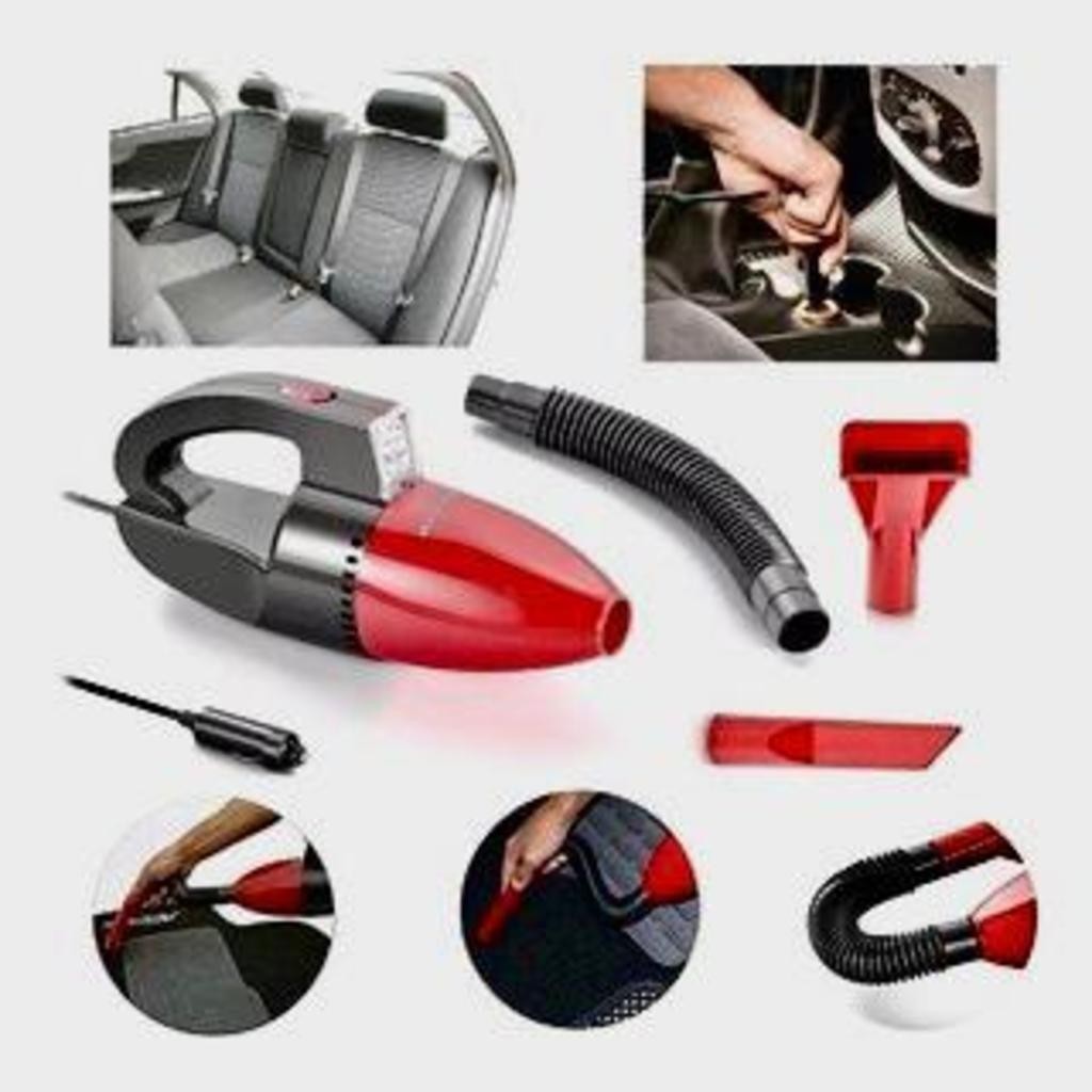 AD11 - Aspirador de Pó e Líquido Portátil Carro Veicular 12v 60W Com Fio ZEM