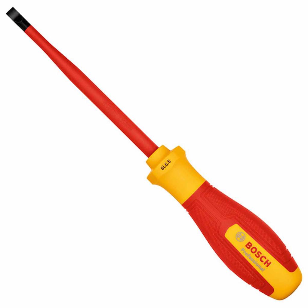 Chave de Fenda Isolada SL 6.5 x 125mm VDE 1000V (1600A02NC4000) - Bosch