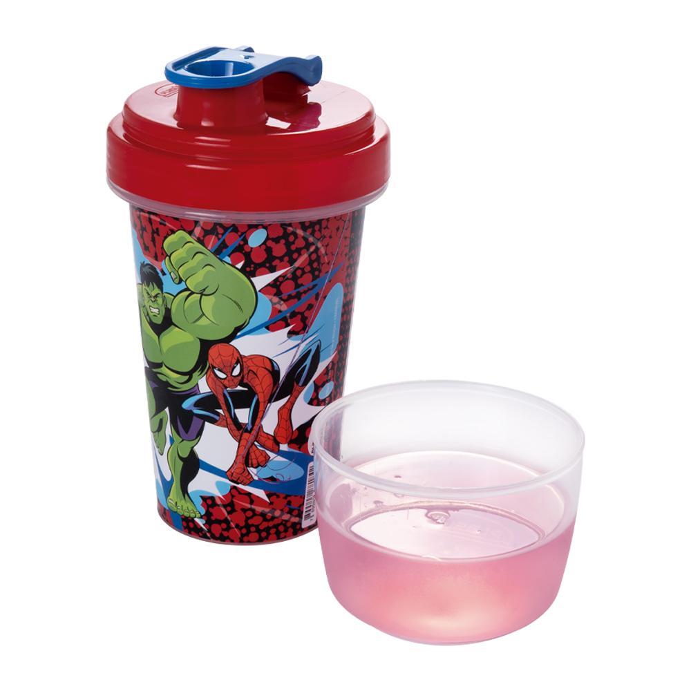 Mini Shakeira Vingadores 320 ml Garrafa Plasútil