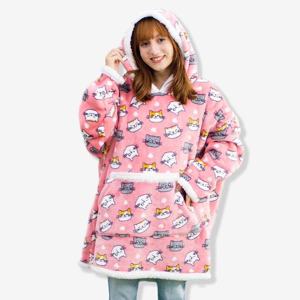 Moletom Hoodie Adulto Eu Amo Gatos – Zonacriativa