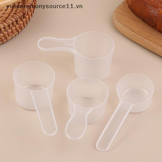Colher De Leite Em Pó De Plástico Transparente 10 Unidades 15/25/30/35g Com Medidora De Cozimento De Cozinha Graduada ML