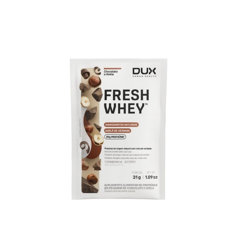 Fresh Whey Sachê Chocolate e Avelã DUX