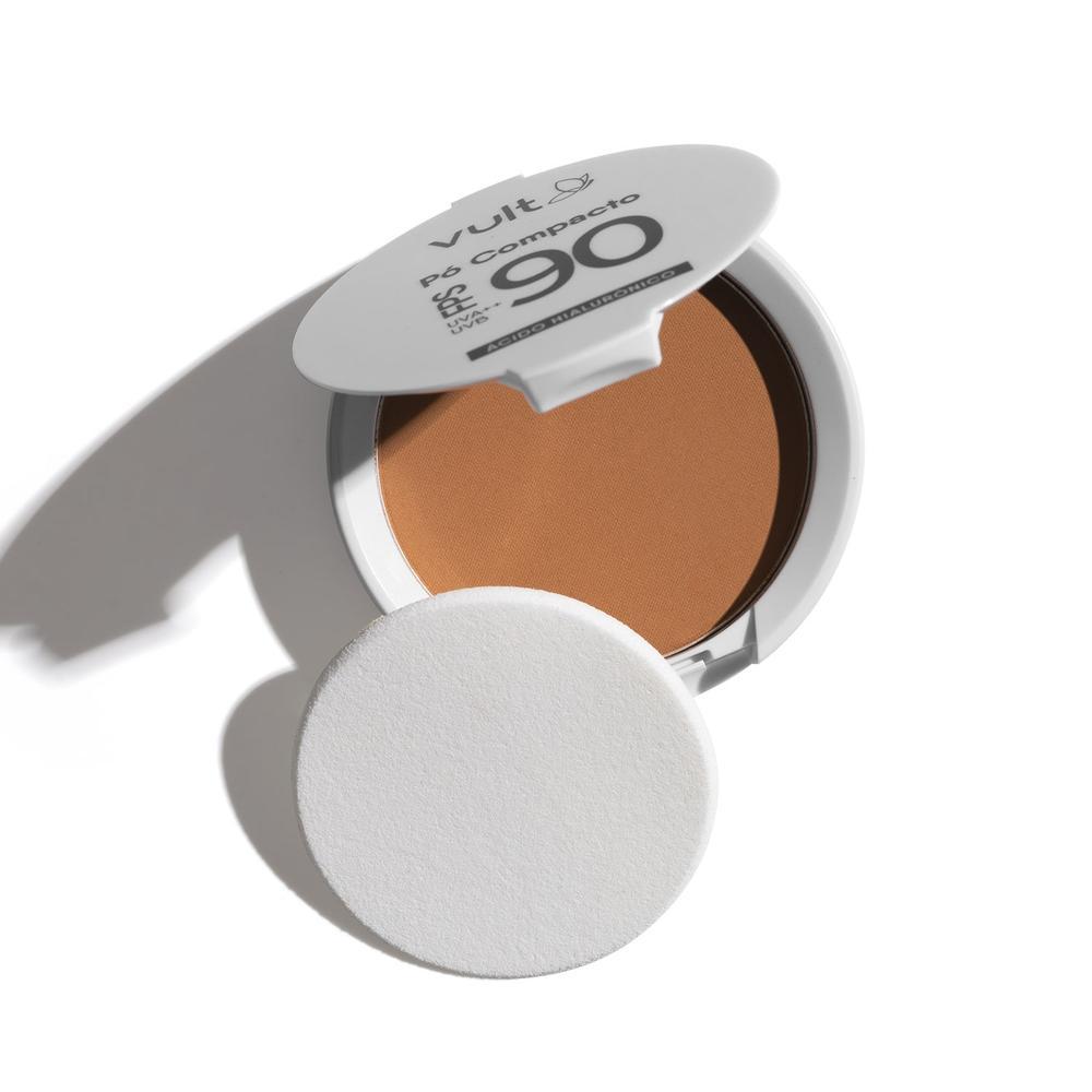 Pó Compacto Facial Escuro Cor 5 FPS 90 Vult 6g em Oferta na Shopee