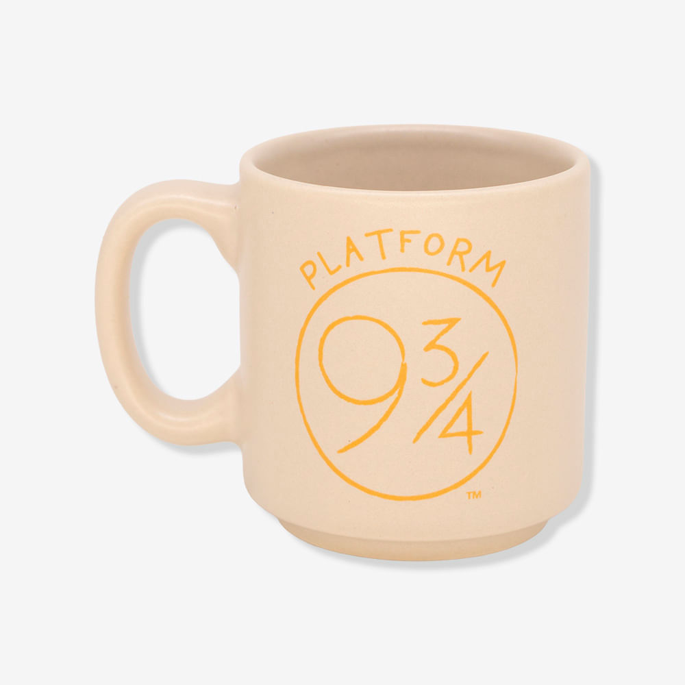 Caneca Mini Tina Plataforma 9 3/4 Off White - Harry Potter em Oferta na Shopee