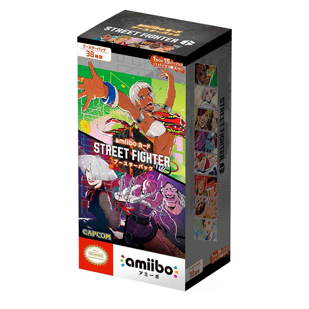 Pacote De Reforço De Cartão amiibo Street Fighter 6 (1 Caixa , 15 Pacotes Incluídos)