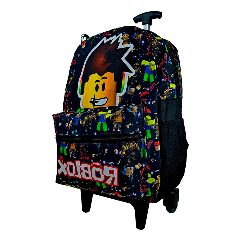 Mochila Roblox Games Infantil Rodinhas Bolsa Escolar Robux