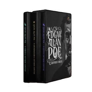 Box com 3 Livros de Edgar Allan Poe no formato menor em Oferta na Shopee