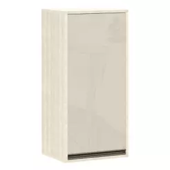 Armário Aéreo 1 Porta 1 Prateleira 40cm Linea Mocca Laca