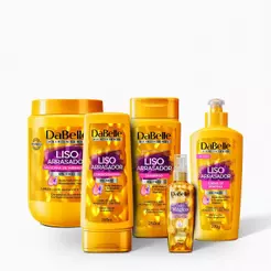 Kit Multiprotetor Liso Arrasador Dabelle Hair - 5 Produtos