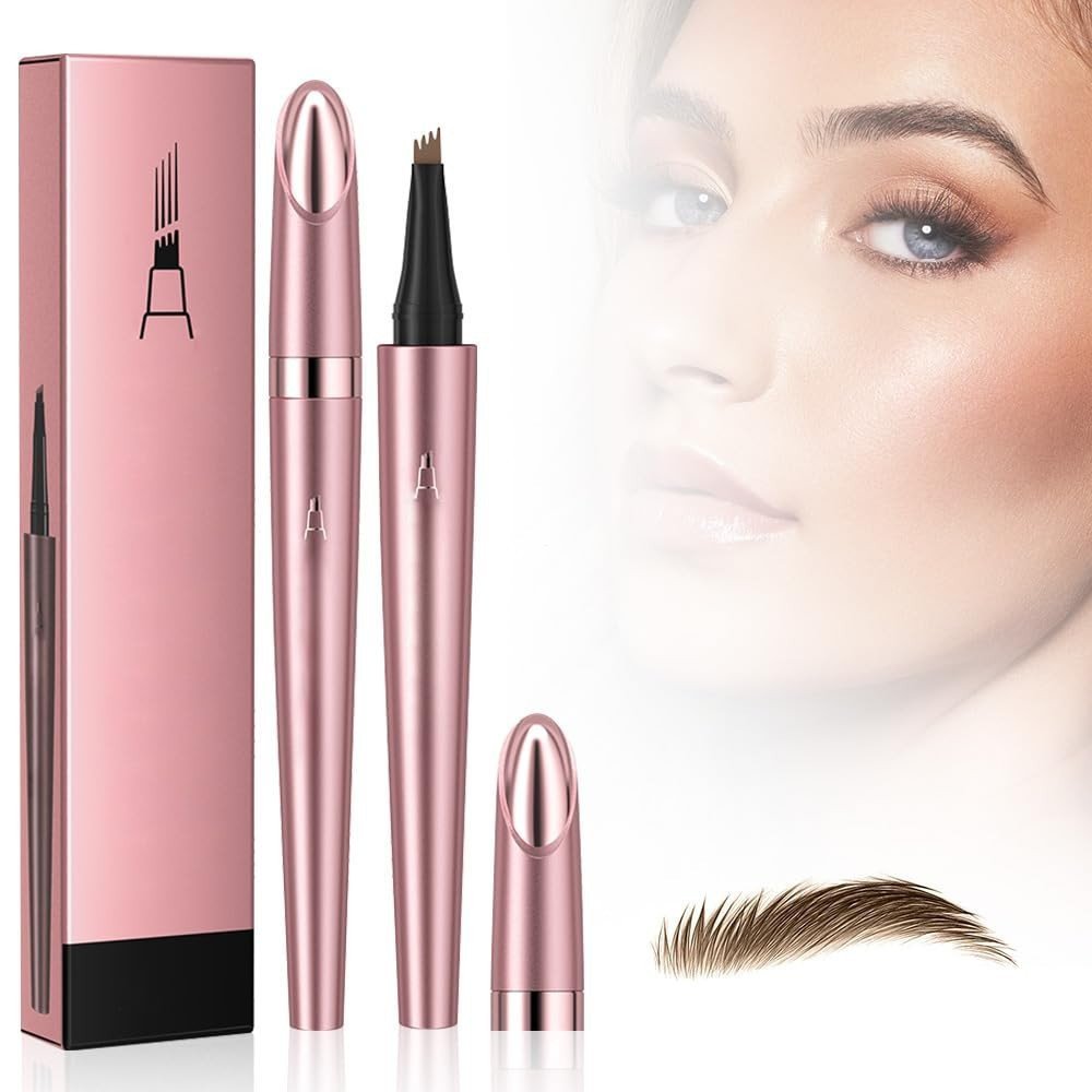 Caneta para Sobrancelhas, Novo Lápis de Sobrancelhas à Prova d'Água para Microblading 2025, Caneta para Sobrancelhas com