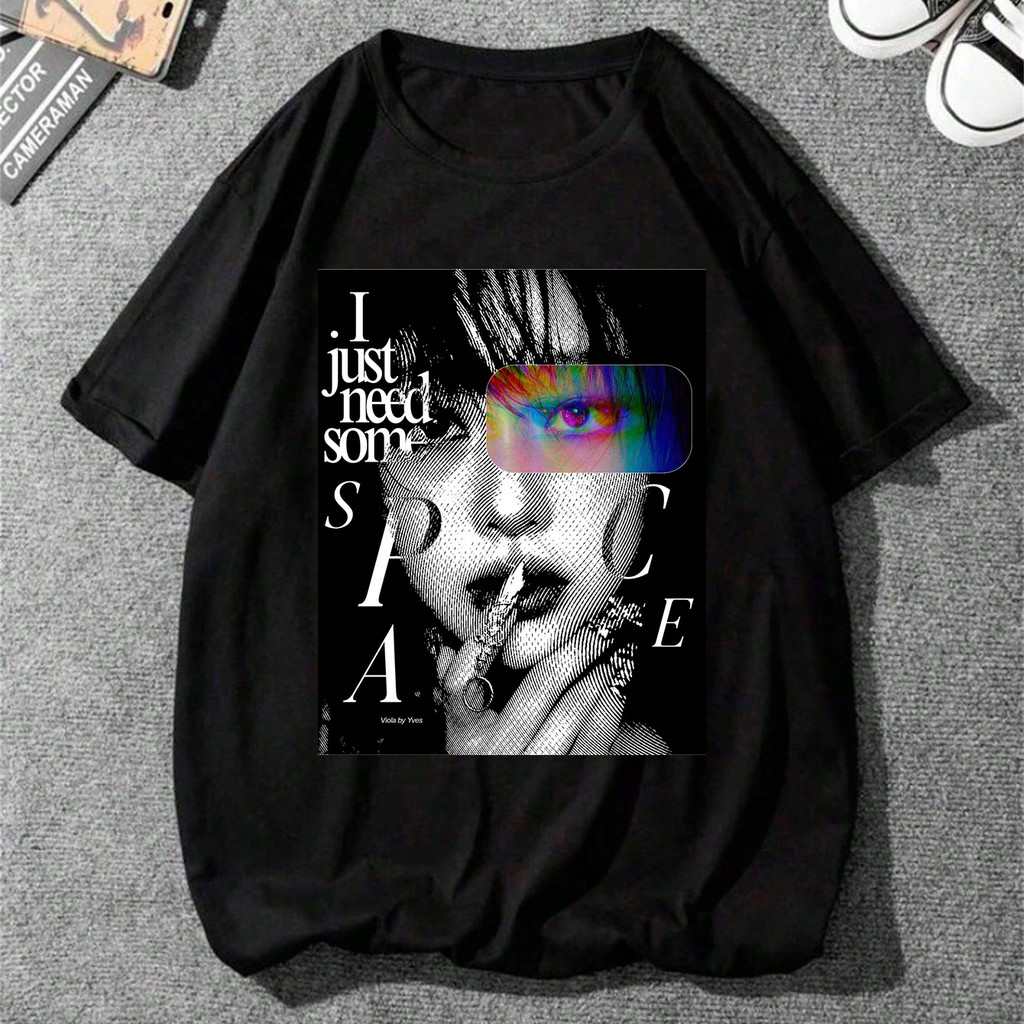 Camiseta Masculina Feminina Estampa Yves Space Grunge T-shirt Unissex Streetwear Envio Imediato