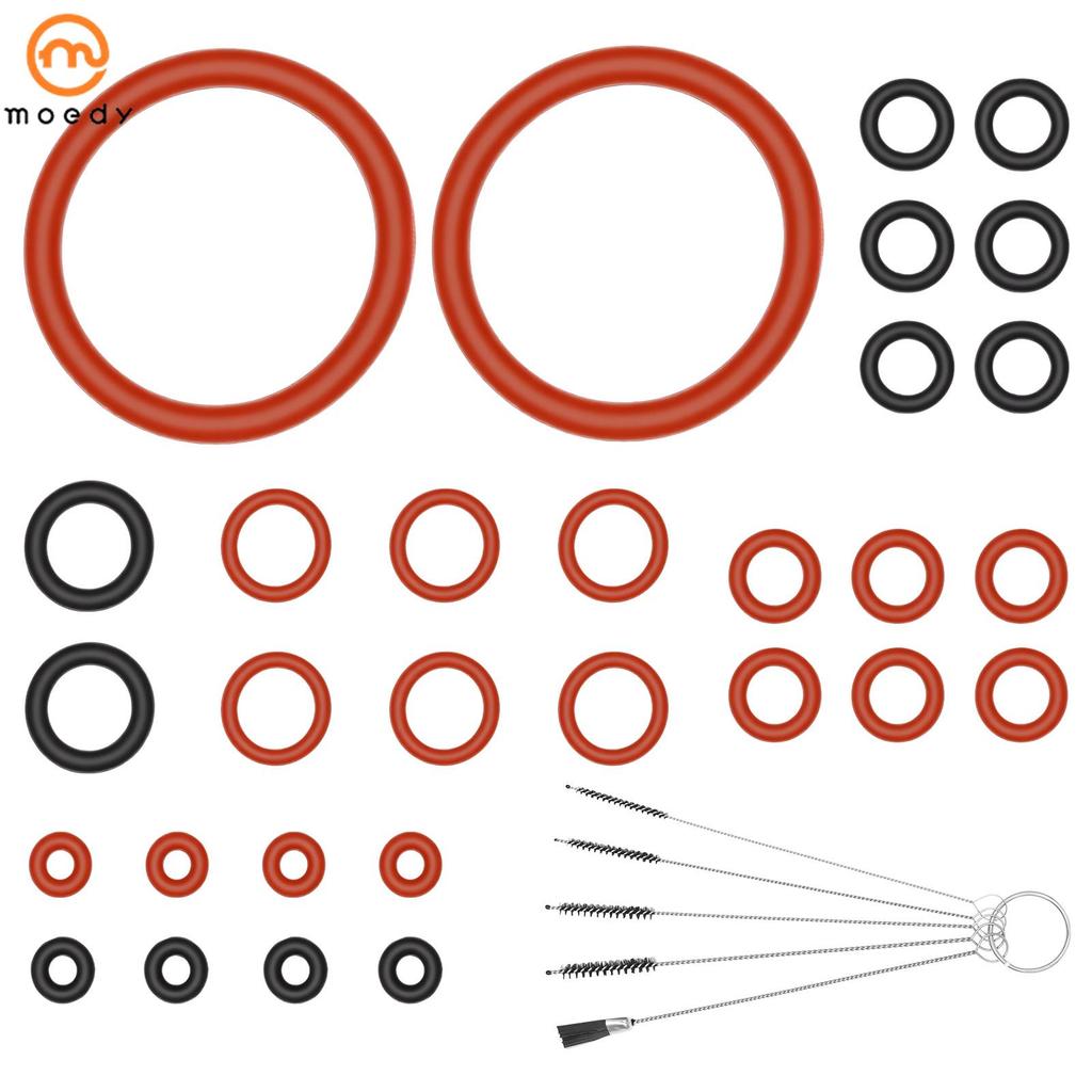 O Conjunto De Anéis De Vedação Para Máquina De Café Inclui 20 Juntas De Silicone E 5 Escovas De Limpeza Expresso SHOPSKC