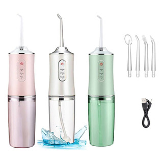 Irrigador Bucal Elétrico Portátil 3 Modos Limpeza Dental Profunda Recarregável