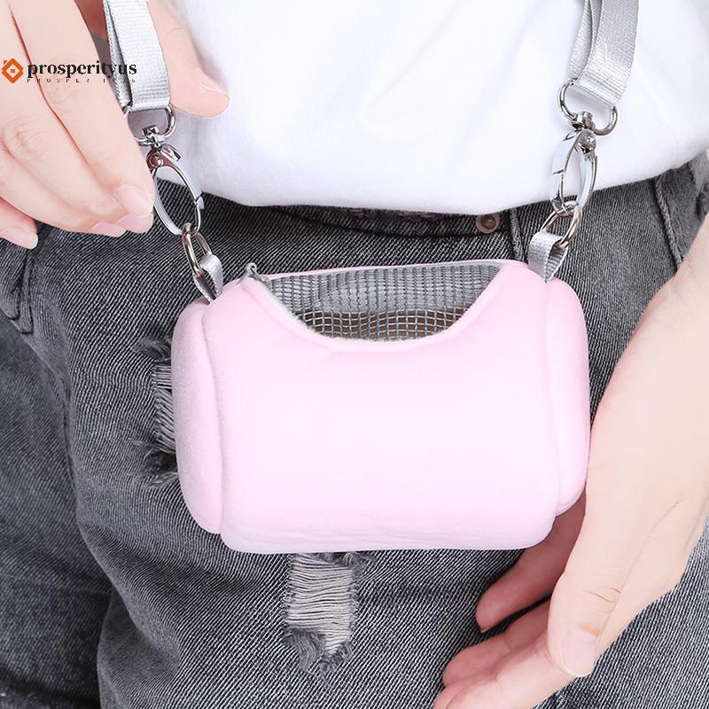 [PPTS] Sacos De Transporte De Hamster , Bolsa De Corpo Cruzado , Design De Cilindro , Casa Prática , Viagem , Esquilo Po