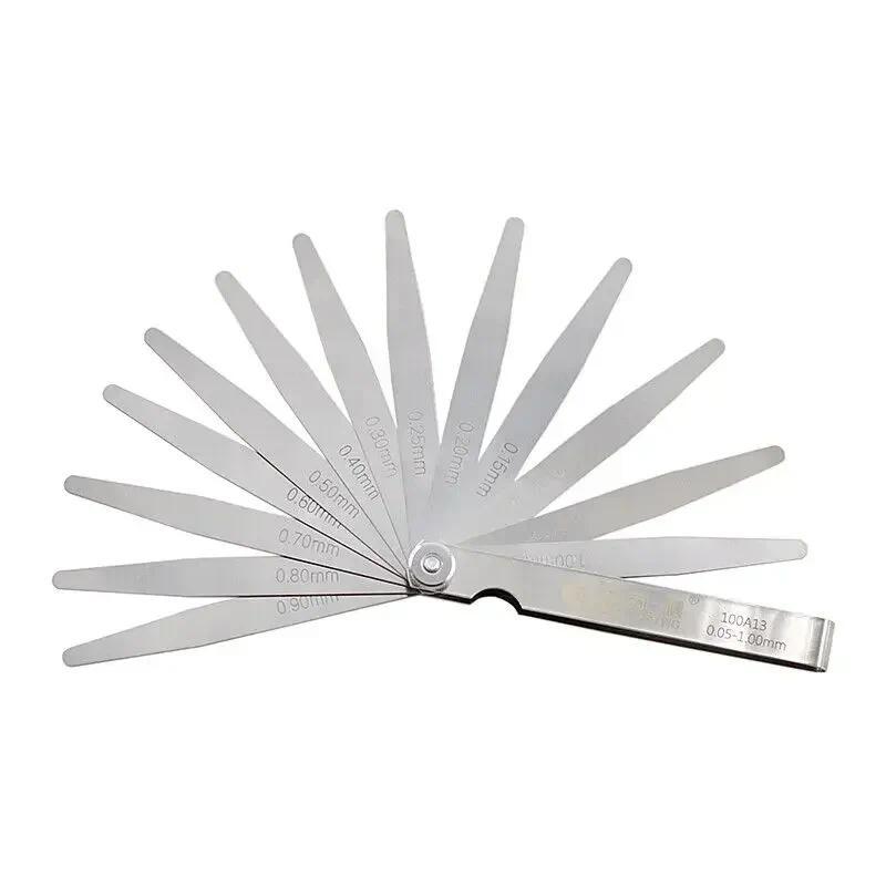 Qx Music Store-Medidor De Sensação De Aço Inoxidável De Alta Precisão Alemão Para Guitarra-Ferramenta De Régua De Mediçã