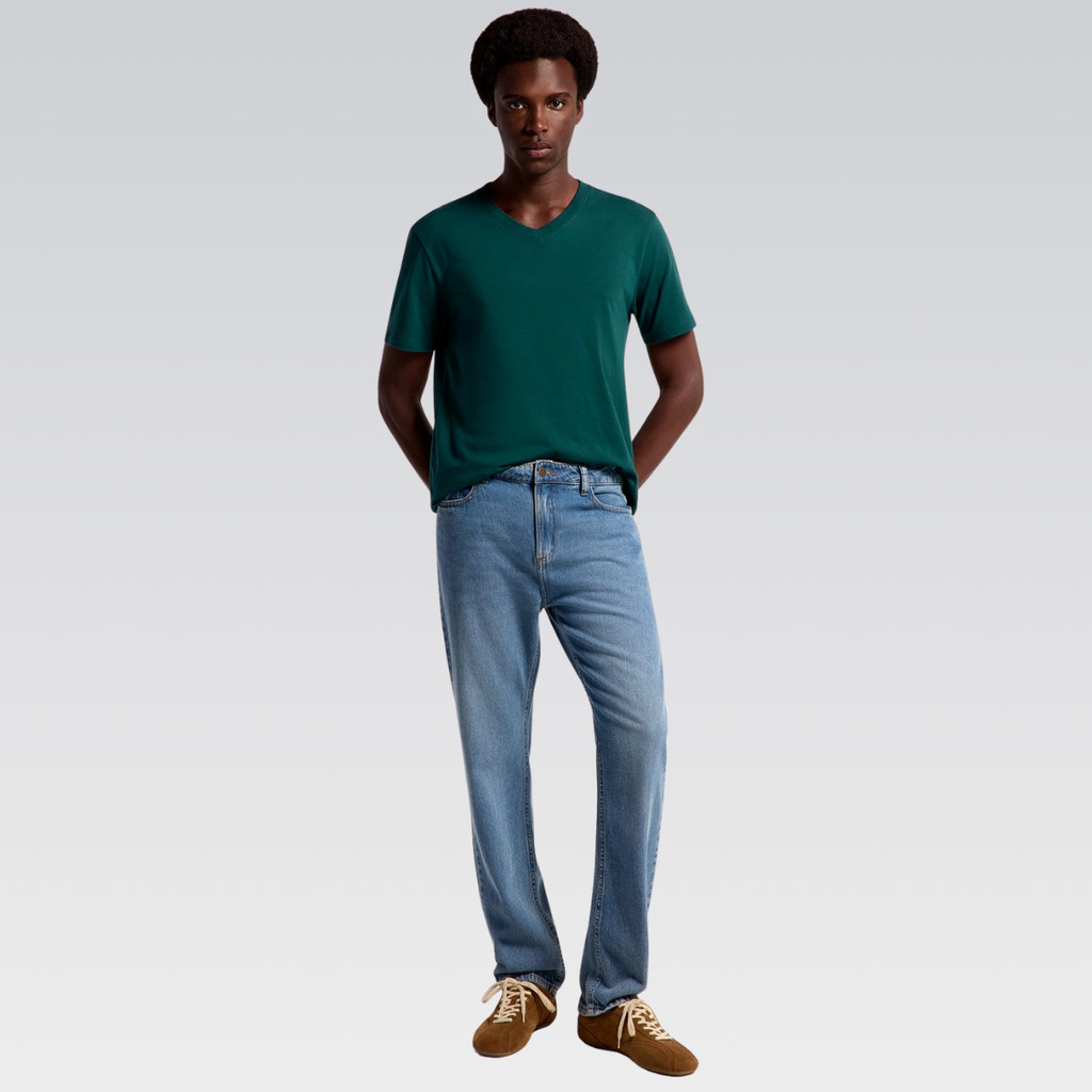 Calça Jeans Masculina Algodão Reta Básica Hering Casual