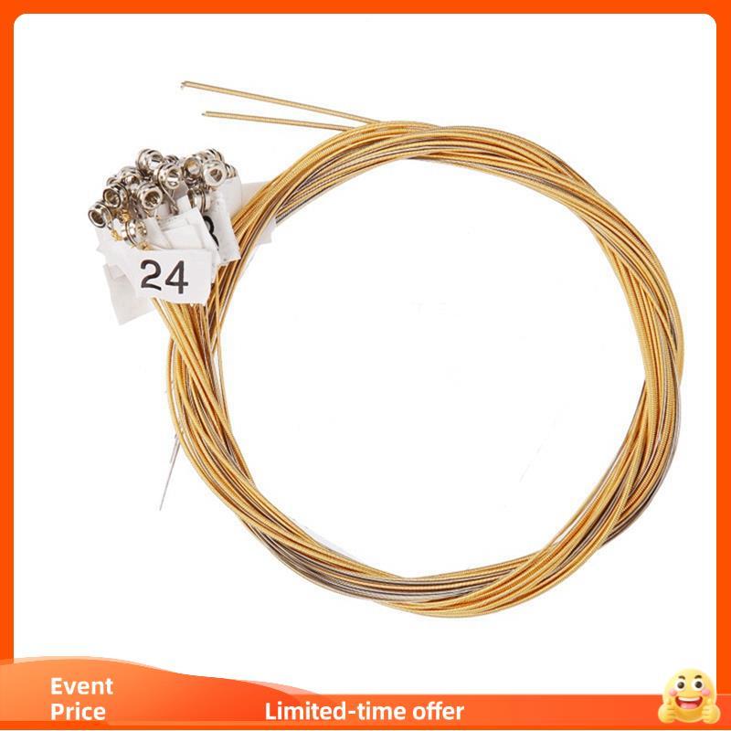 Corda De Metal De Substituição De 24 Cordas Para Harpa De Lira , Novas De Reposição , Mais Brilhantes E Muito ,