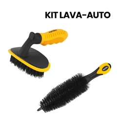 Kit Escovas Limpeza Rodas Pneus Tipo Pepino Vonder