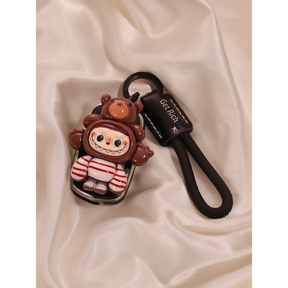 Adequado para Wuling sequência chave do carro capa sequência escudo Yang Guang fivela Hongguang S/S1/S3/plus bonito mini