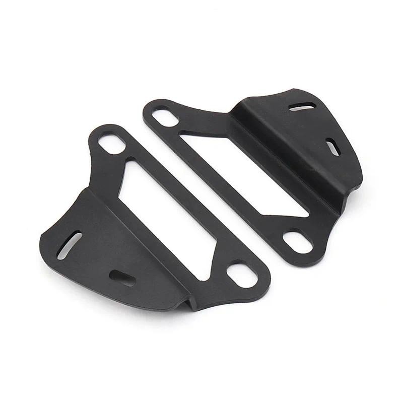 Sp-2 Pçs Suporte De Movimento Dianteiro Espelhos Laterais Titular Anti Vibração Espelho Retrovisor Metal Preto Para BMW 