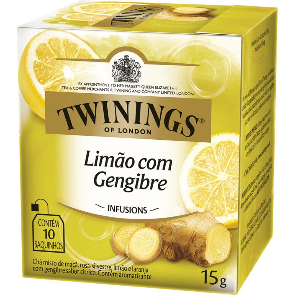 Chá Twinings de Limão e Gengibre 15g com 10 sachês em Oferta na Shopee