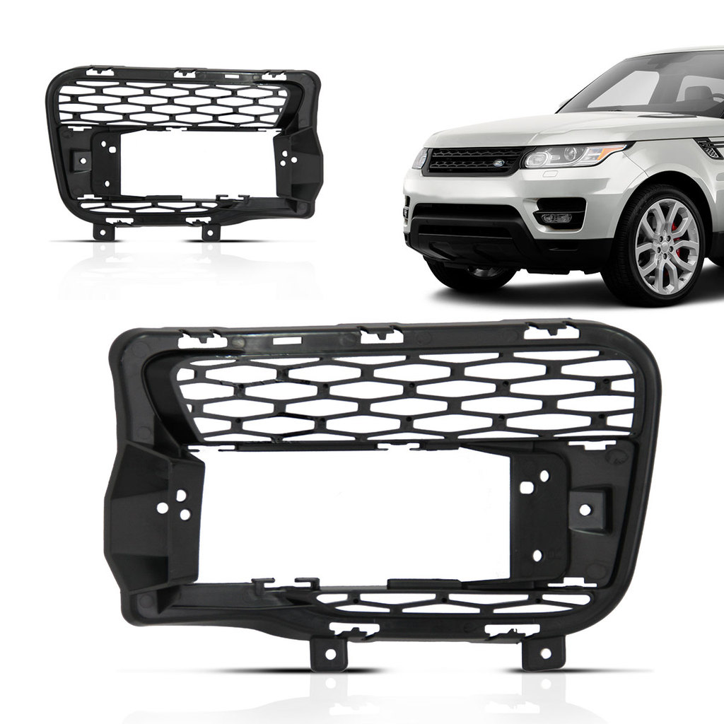 Grade Moldura Milha Range Rover Sport 2014 2015 2016 2017 Com Furo