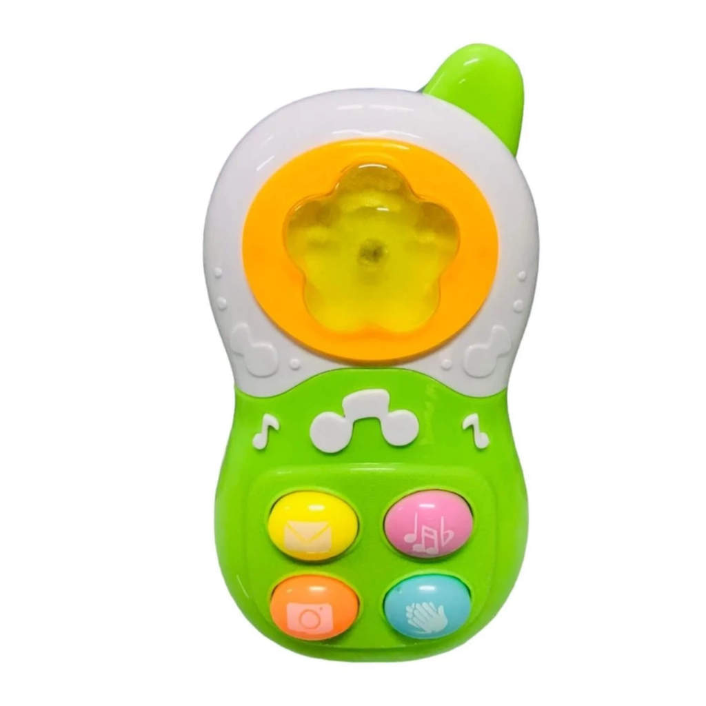 Telefone Interativo para Bebês com Luz Som e Imagem Zippy Toys - 11132 em Oferta na Shopee